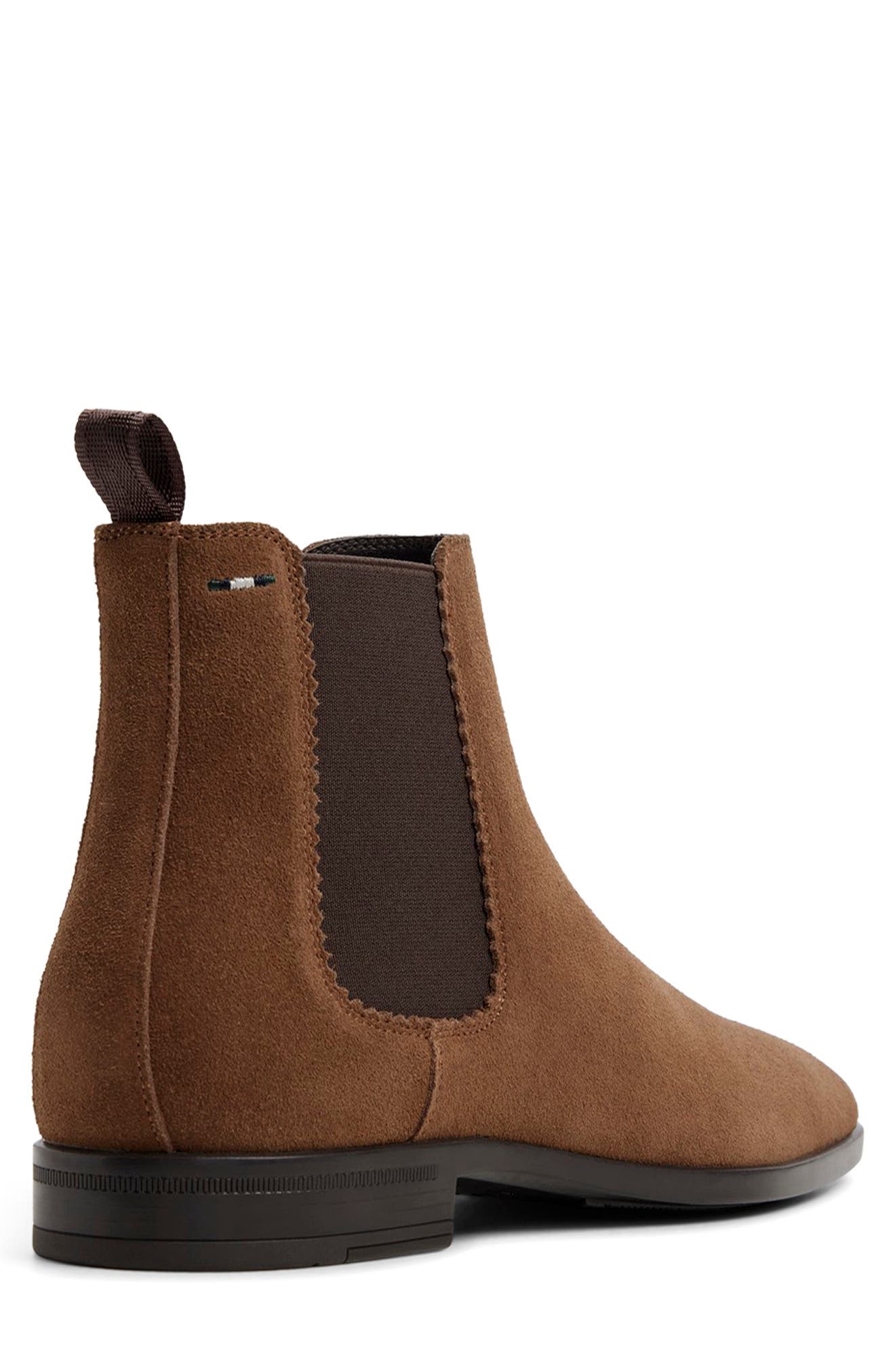 Norwich Plain Toe Chelsea Boot, Alternate, color, BROWN