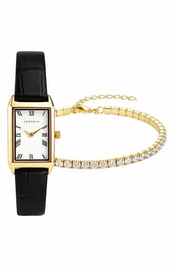 Zurich Watch & Tennis Bracelet Set