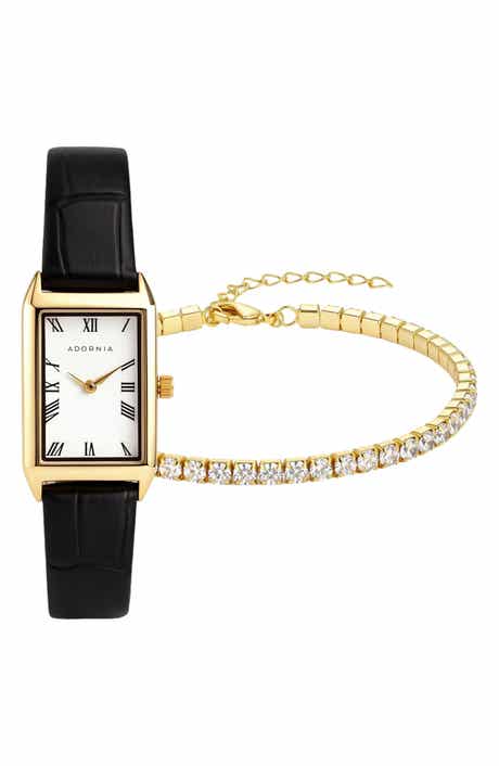 Zurich Watch & Tennis Bracelet Set