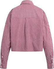 Favorite Daughter The Next Chapter Striped Cropped Shirt