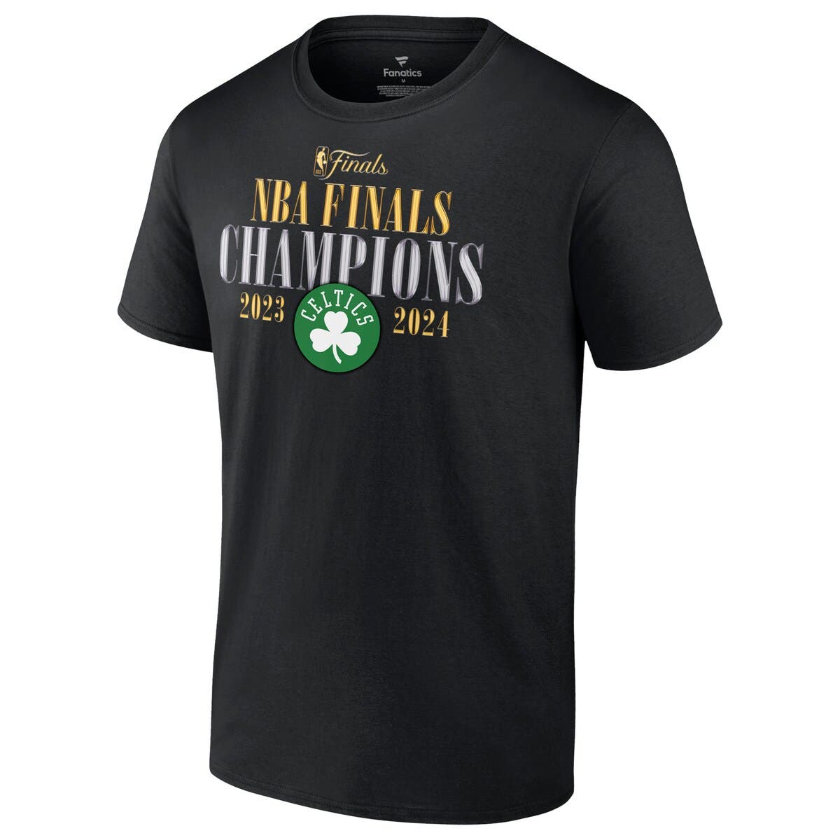 Men's Fanatics Black Boston Celtics 2024 NBA Finals Champions Fade Away Jumper Roster Signature T-Shirt - image 2