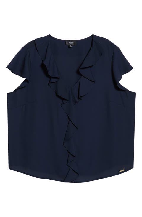 Ruffle Front Top