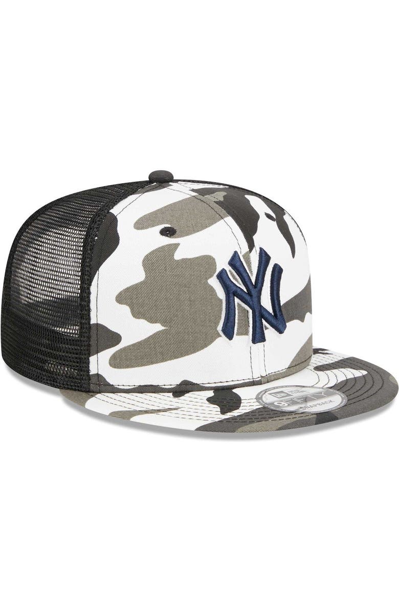 New Era Men's New Era Camo New York Yankees Urban Camo Trucker 9FIFTY Snapback Hat, Alternate, color, 