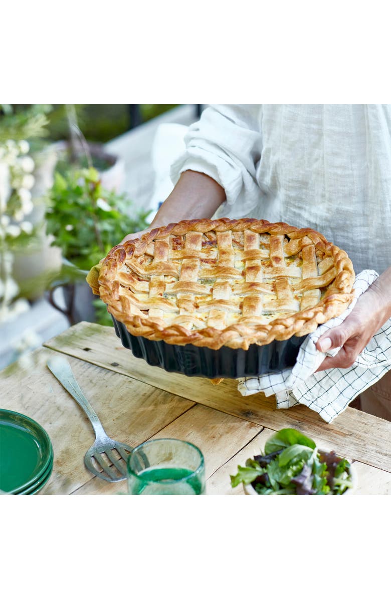 Emile Henry 9.5 Inch Deep Tart Dish, Alternate, color, Cedar