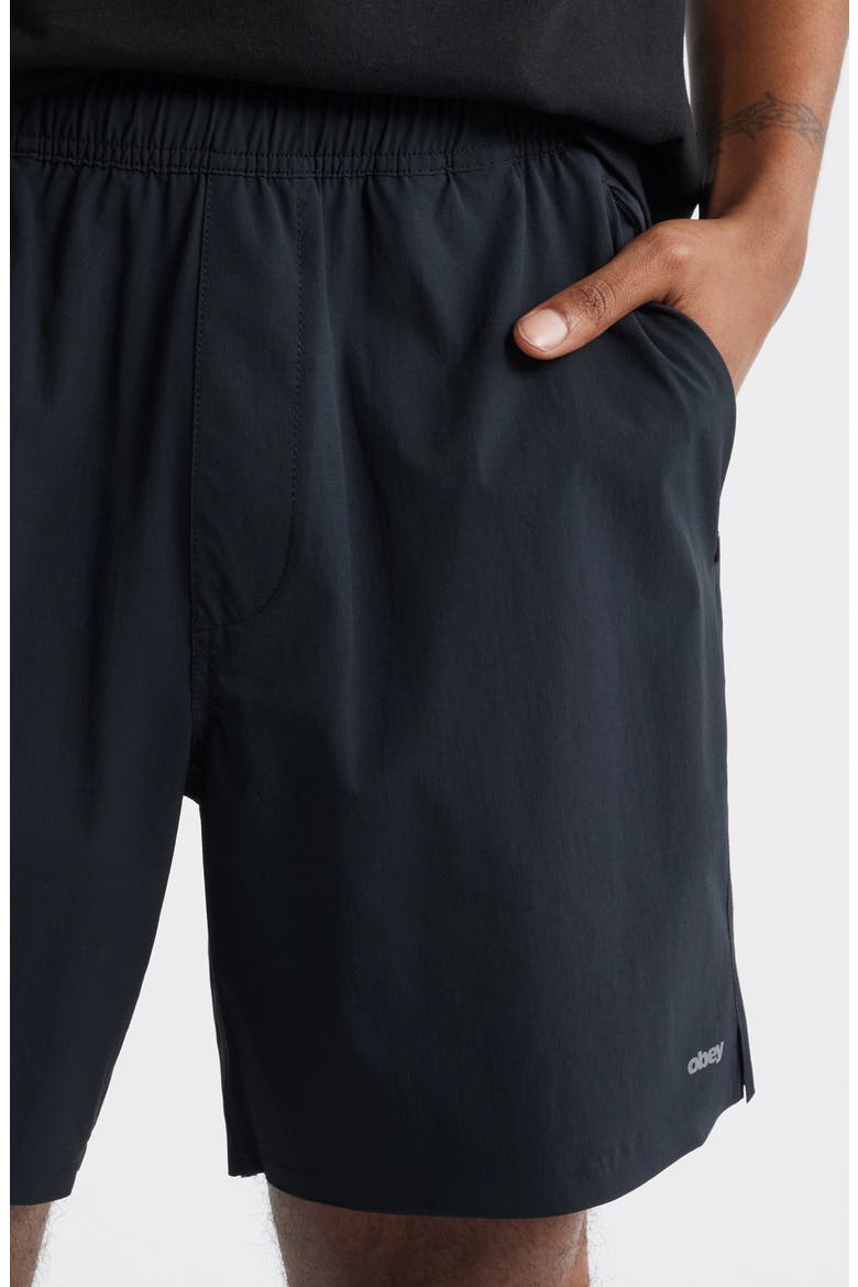 Path Shorts, Alternate, color, BLACK
