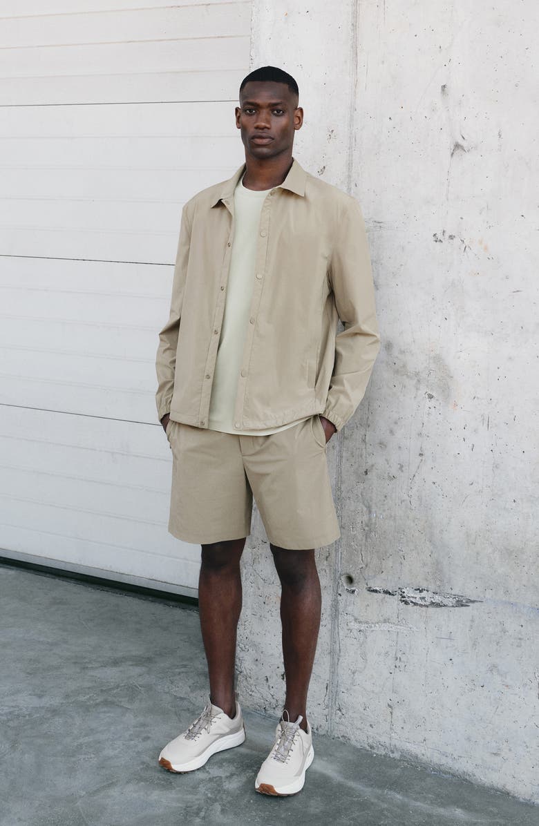 MANGO Water Repellent CoolMax<sup>®</sup> Bermuda Shorts, Alternate, color, Khaki