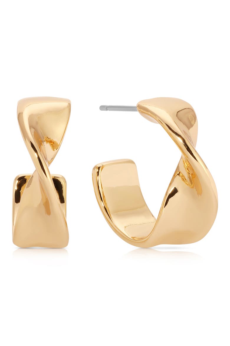 Heirloom Small Hoop Earrings, Main, color, GOLD