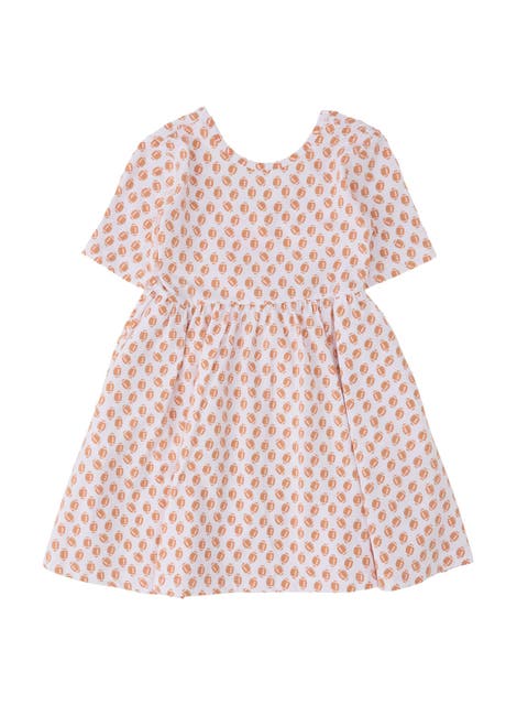 Knit Short Sleeve Twirl Dress