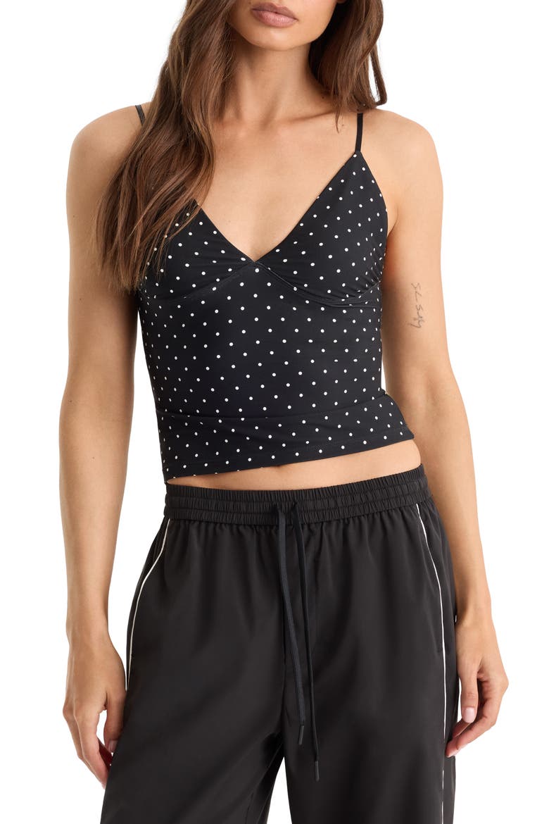 The Weightless Sculpting Modern Tank, Main, color, MINI DOT BLACK
