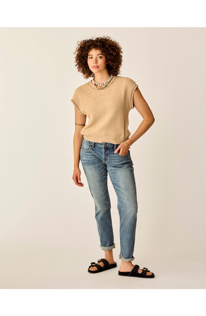 Carve Designs Phoebe Sweater Top, Main, color, Biscuit