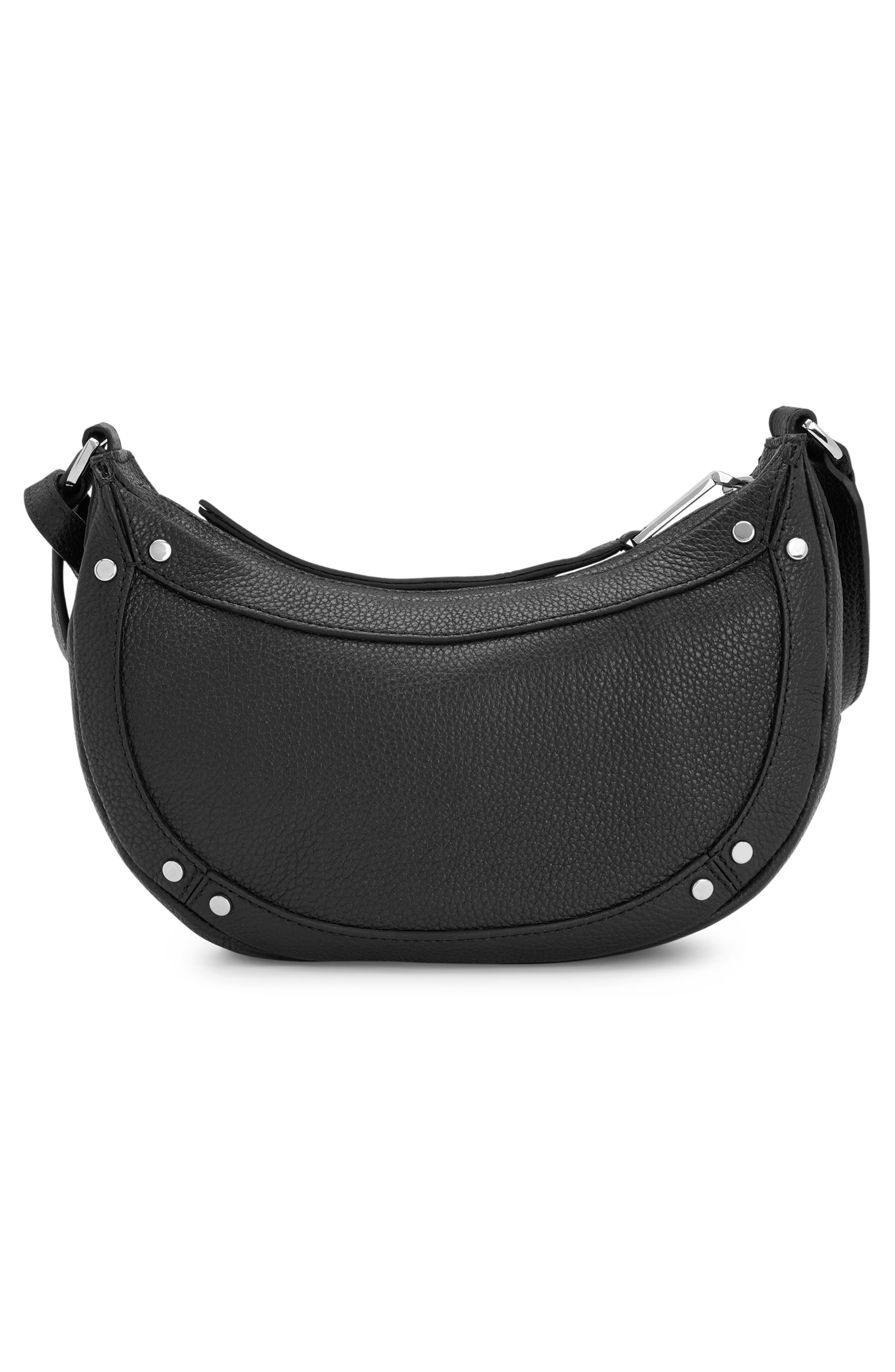 Small Ivy Hobo Bag, Alternate, color, BLACK