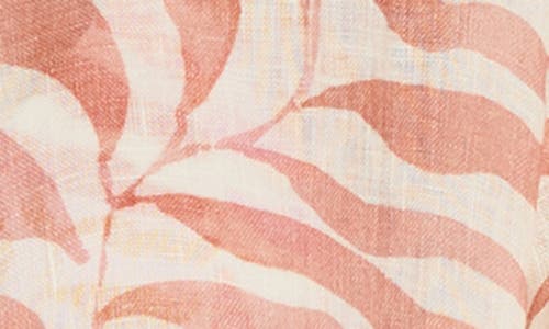 Vitamin A ® Playa Oversize Linen Cover-up Shirt In Gold Coast Ecolinen