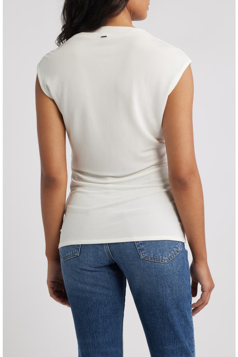 Elamma Cap Sleeve Top, Alternate, color, OPEN WHT
