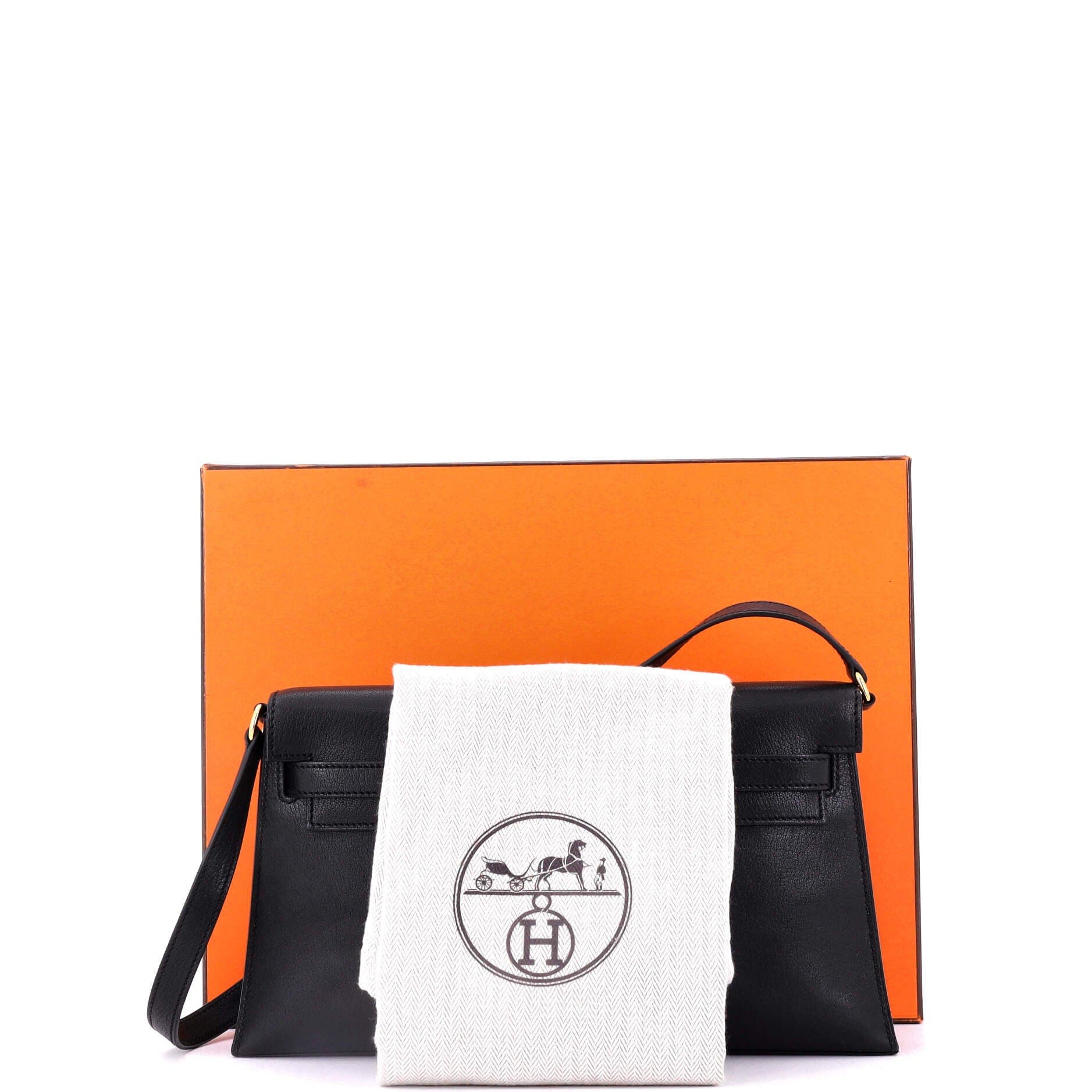 Pre-Owned Hermes Kelly Elan Shoulder Bag Chevre Chamkila, Alternate, color, 