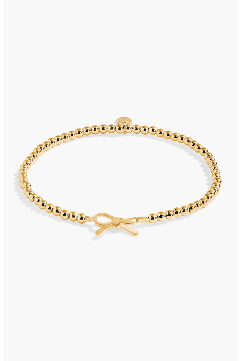 A Little 'Thank You' Bracelet in Gold-Tone Plating, Alternate, color, Metallic Gold