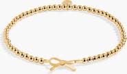 A Littles & Co A Little 'Thank You' Bracelet in Gold-Tone Plating