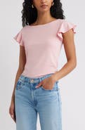 Open Edit Flutter Sleeve Top