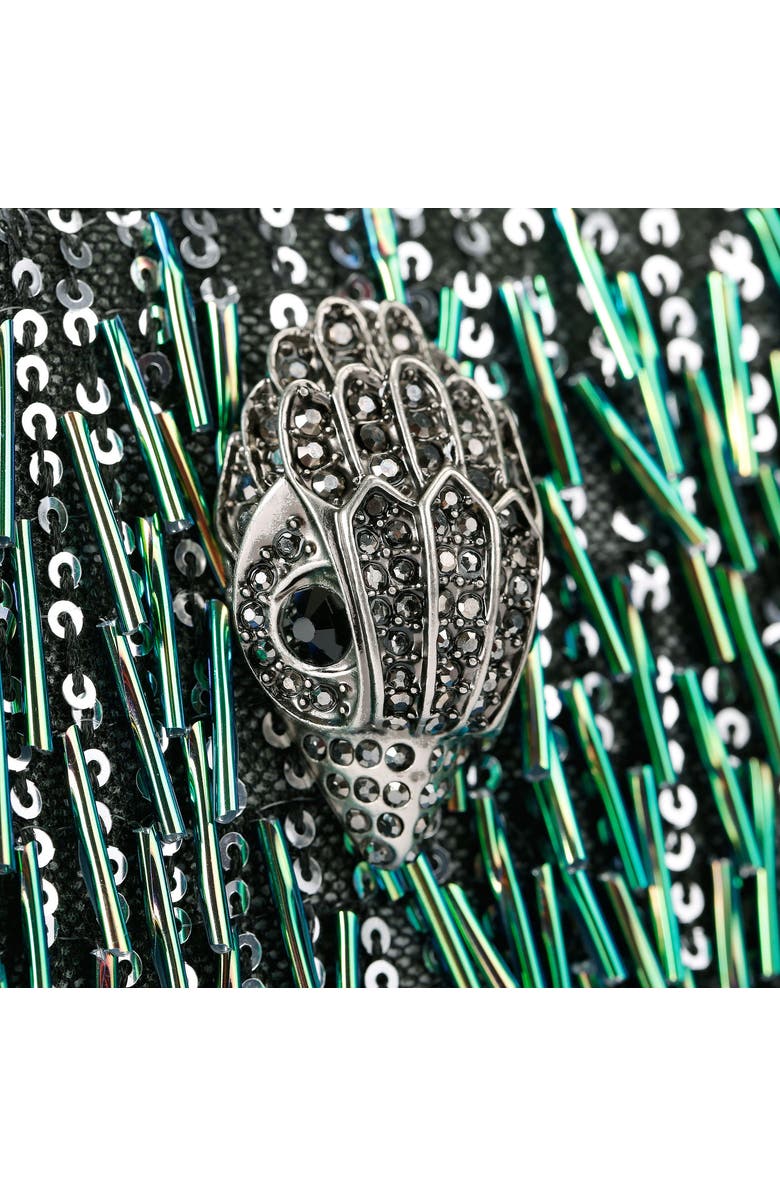 Kurt Geiger London Bong Shoulder Bag, Alternate, color, Dark Green