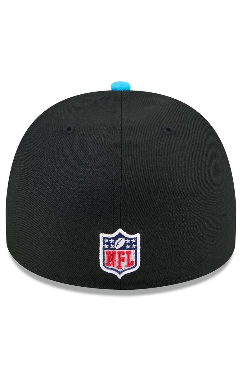 New Era Men's New Era Black/Blue Carolina Panthers 2025 NFL Draft On Stage A-Frame 59FIFTY Fitted Hat, Alternate, color, 