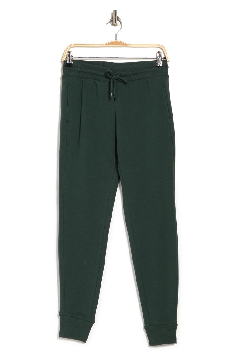 Brushed Knit Joggers, Alternate, color, DARKEST SPRUCE