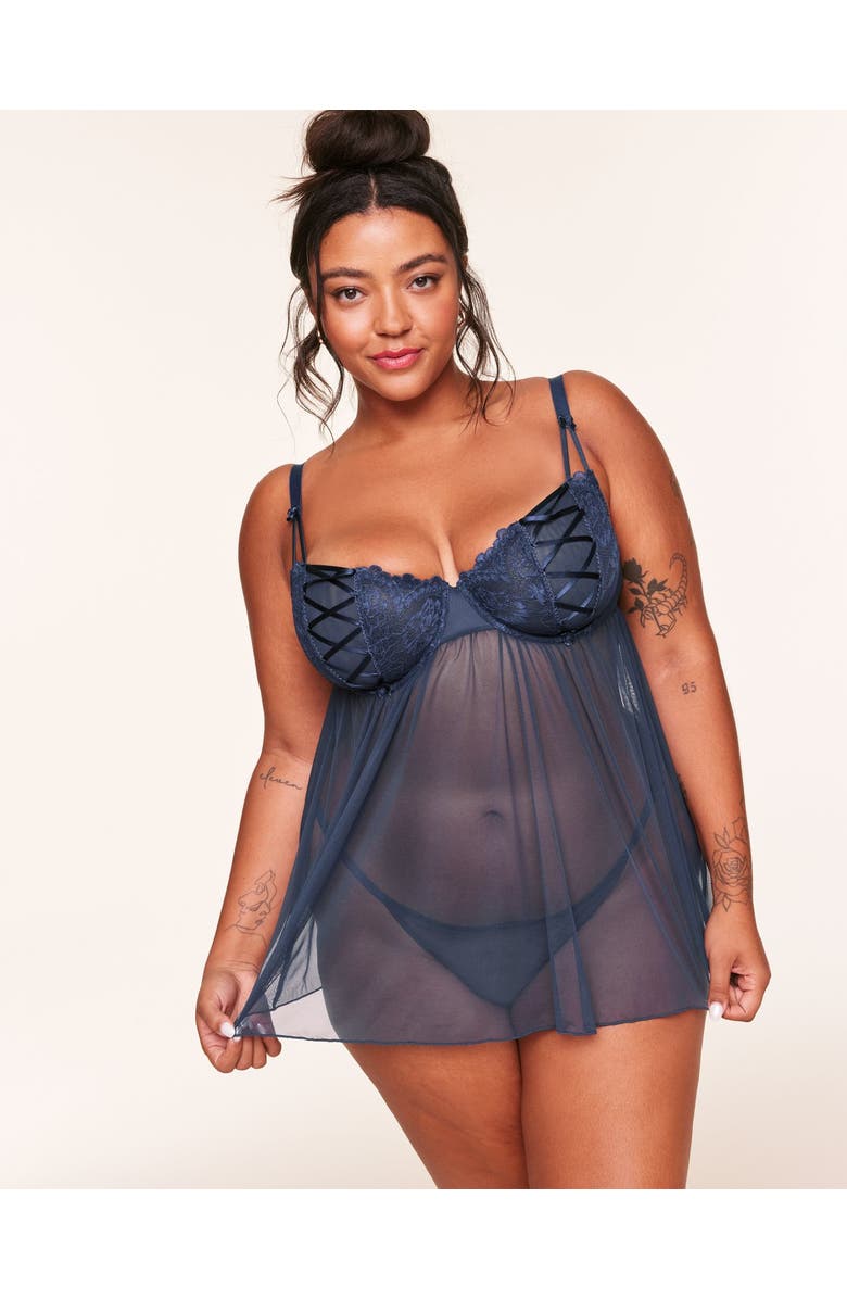 Adore Me Ismelka Unlined Babydoll Lingerie, Main, color, 