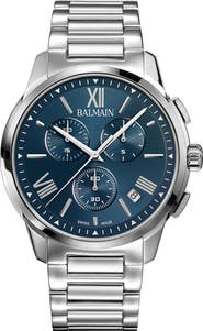 BALMAIN WATCHES Madrigal Bracelet Chronograph Watch, 42mm