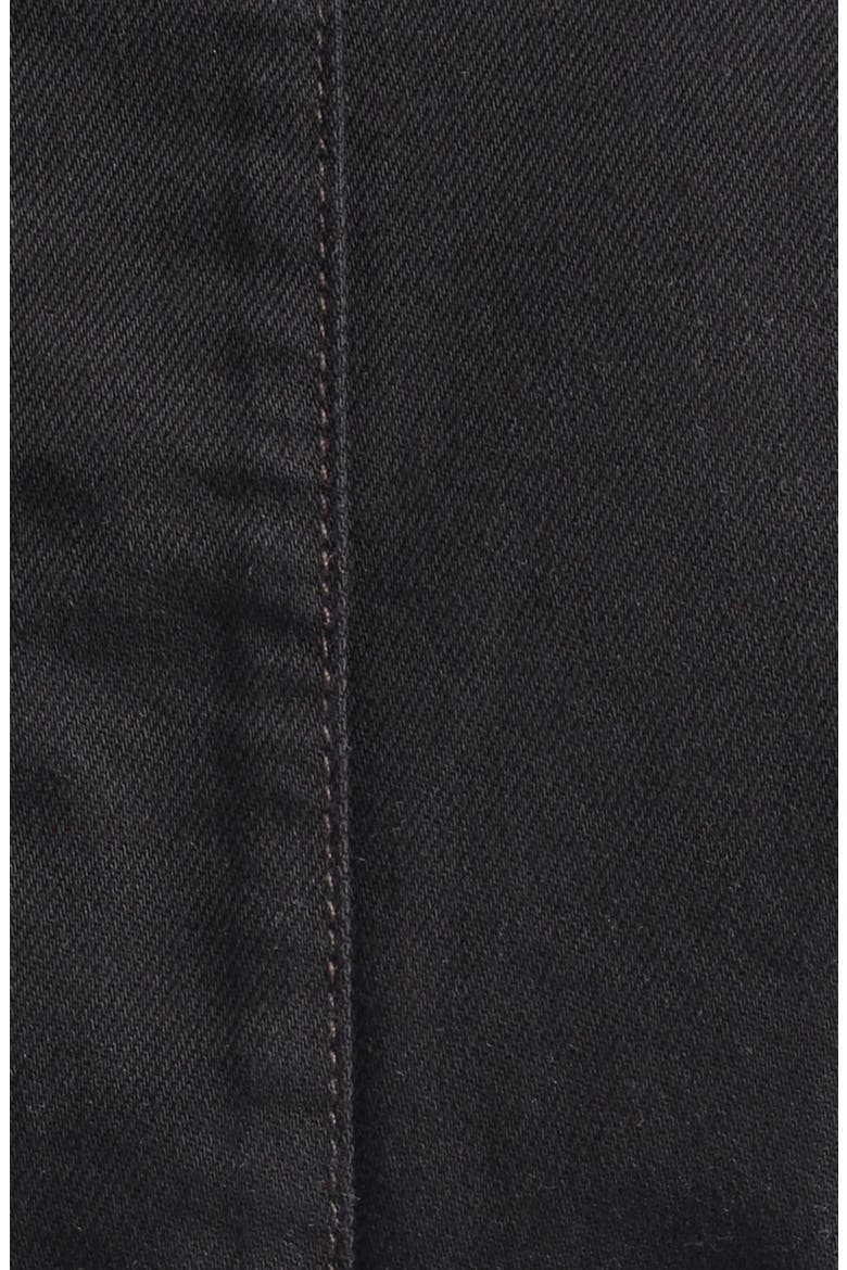 Cotton Denim Vest, Alternate, color, BLACK