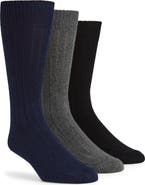 Nordstrom Assorted 3-Pack Cotton Blend Crew Socks