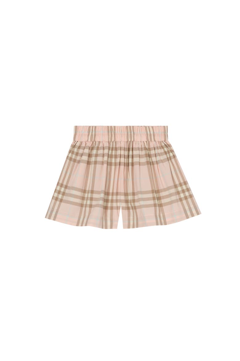 Check Cotton Shorts, Main, color, Archive pink
