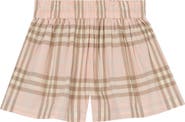 Burberry Check Cotton Shorts