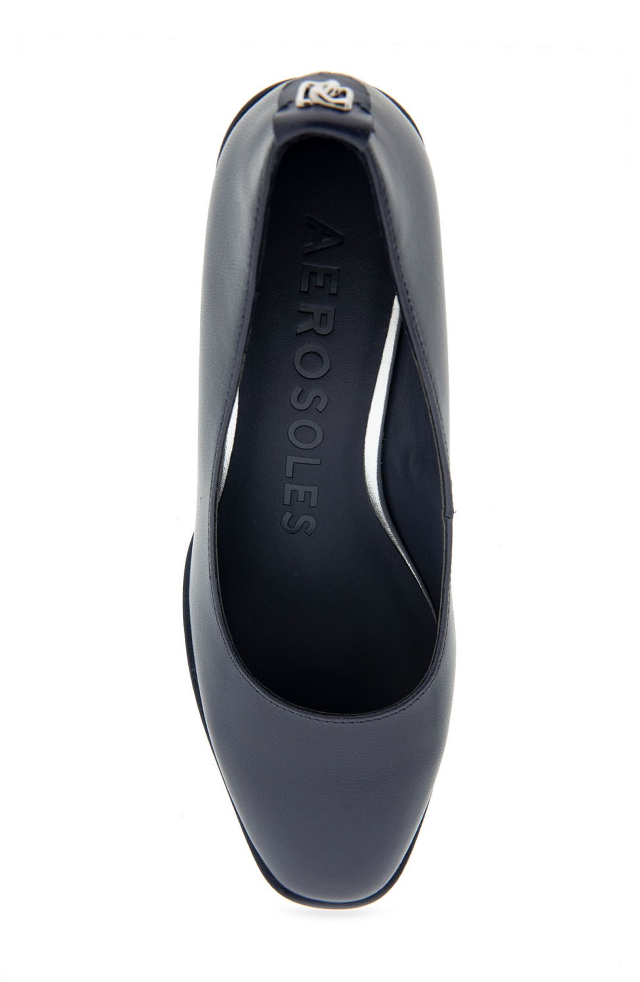 Aurora Wedge Pump, Alternate, color, NAVY LEATHER