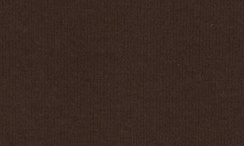 Frame Rib Baby Tee In Espresso
