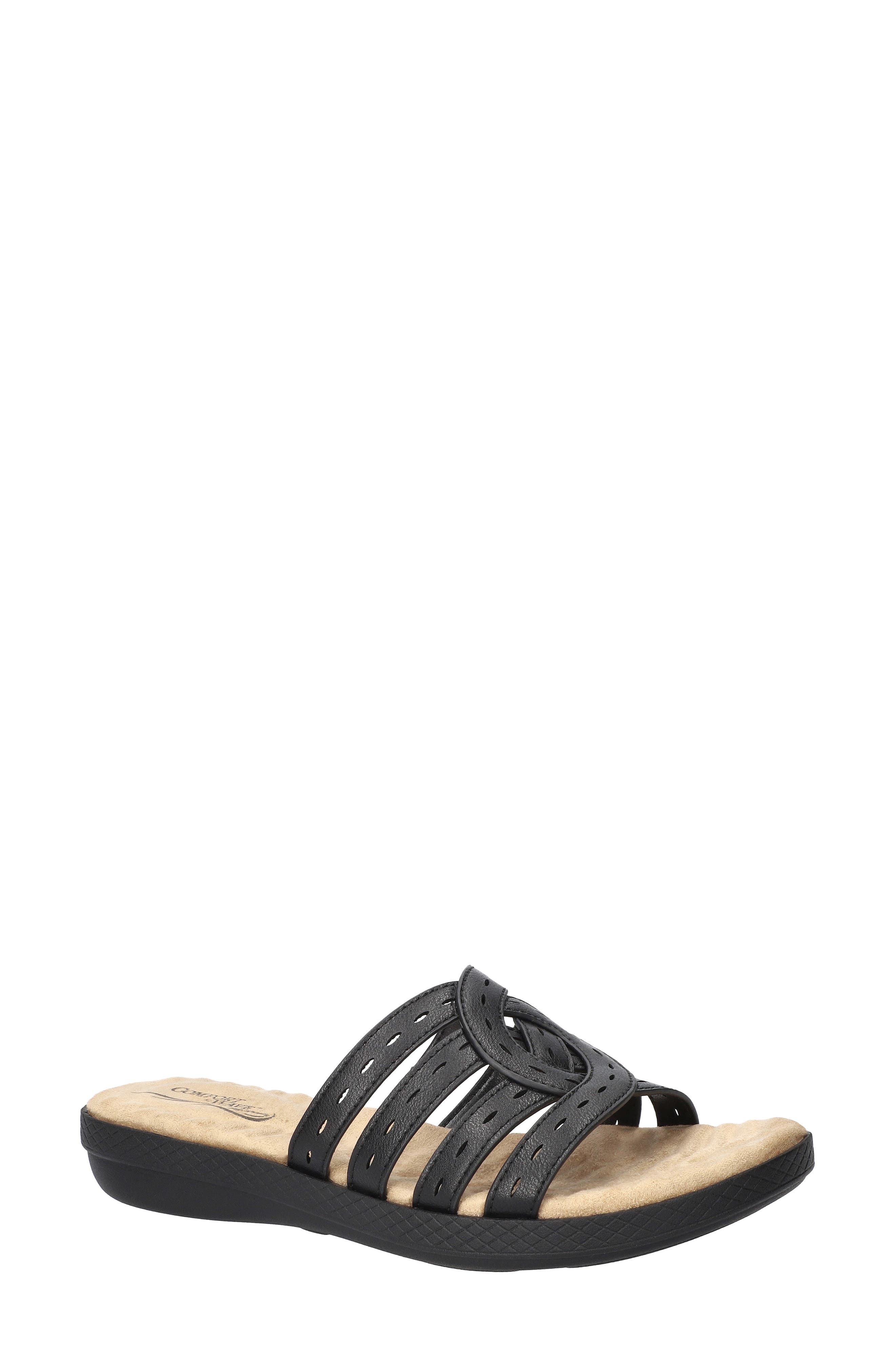 EASY STREET Cammie Perforated Sandal, Main, color, 