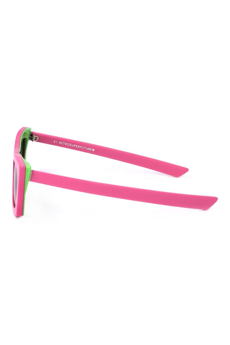 46mm Square Sunglasses, Alternate, color, PINK
