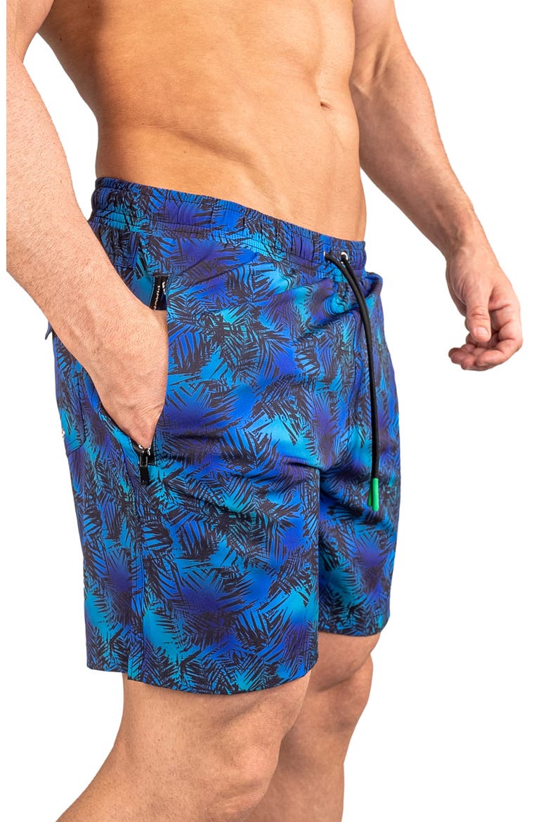 Swim Lion Hosta Swim Trunks, Alternate, color, BLUE