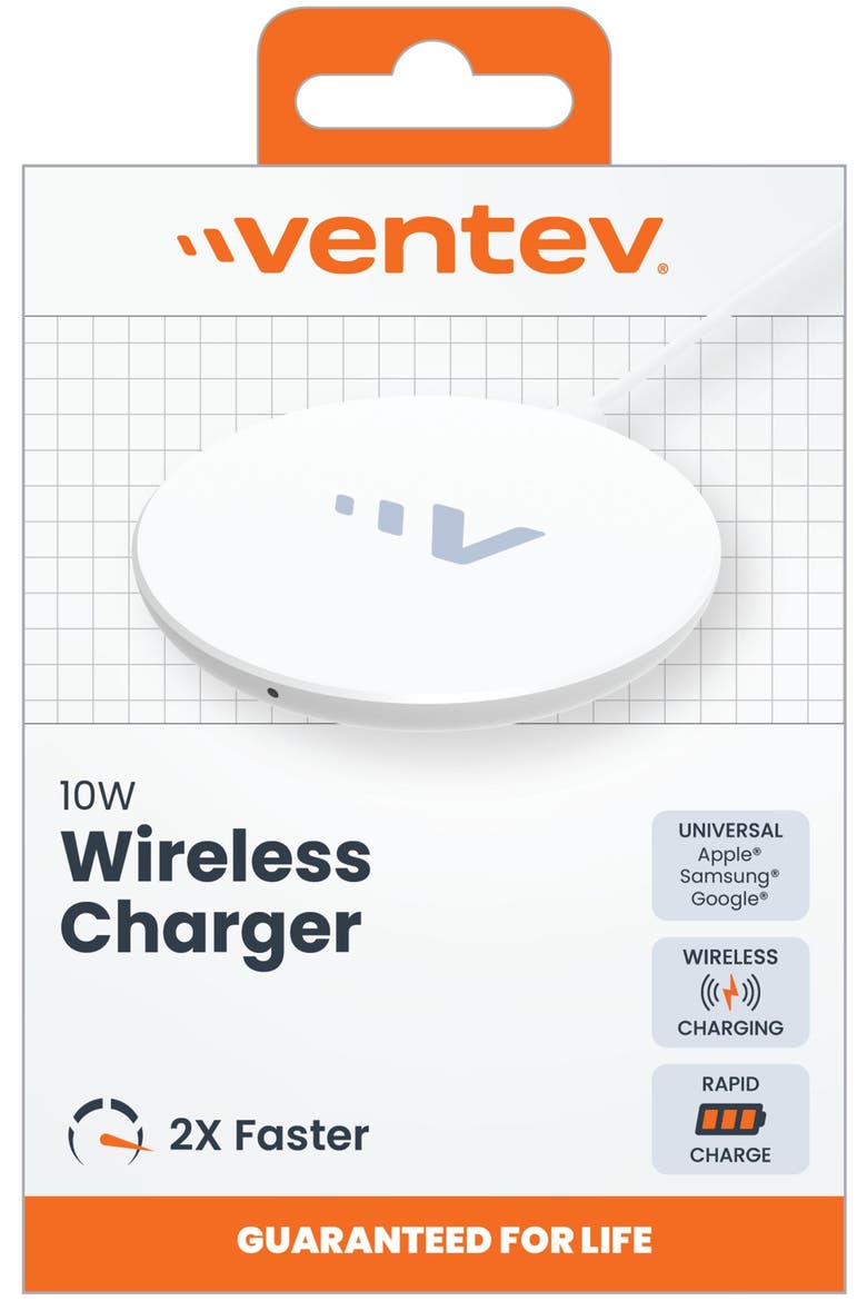 10 ULTRAFAST Wireless Charging Pad, Alternate, color, White