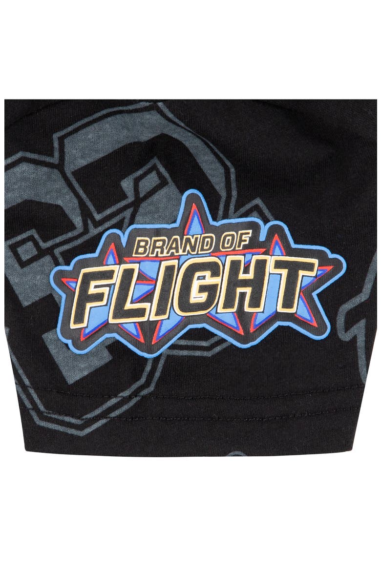 Kids' Jersey Patch T-Shirt, Alternate, color, BLACK