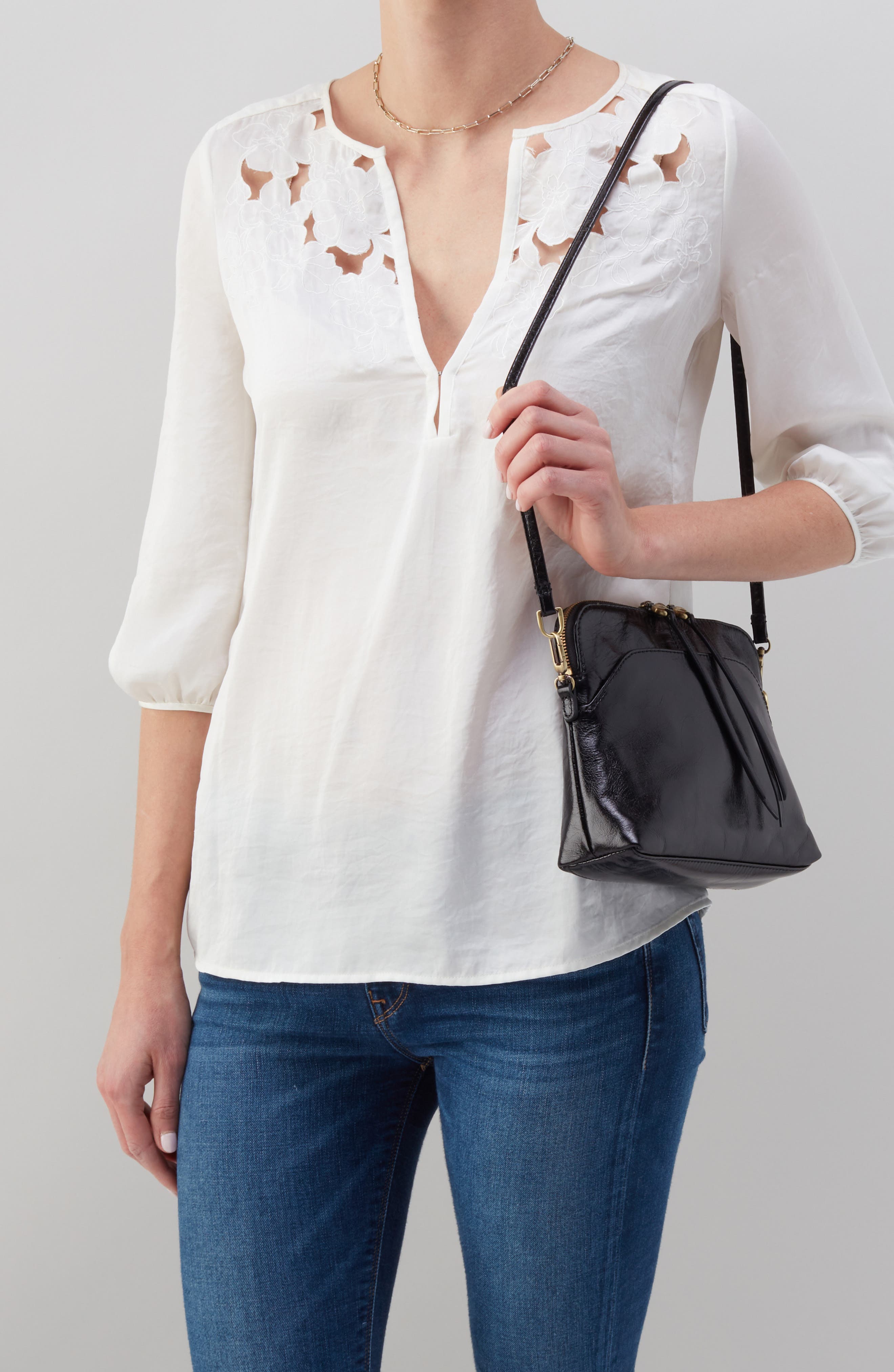 HOBO Reeva Leather Crossbody Bag, Alternate, color, 