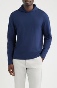 johnnie-O Stretch Cotton Blend Pebble Hoodie