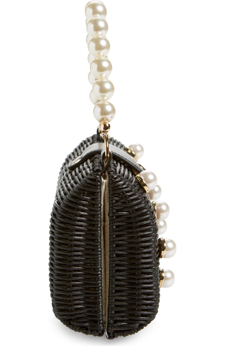 BTB Los Angeles Willow Imitation Pearl Rattan Bag, Alternate, color,