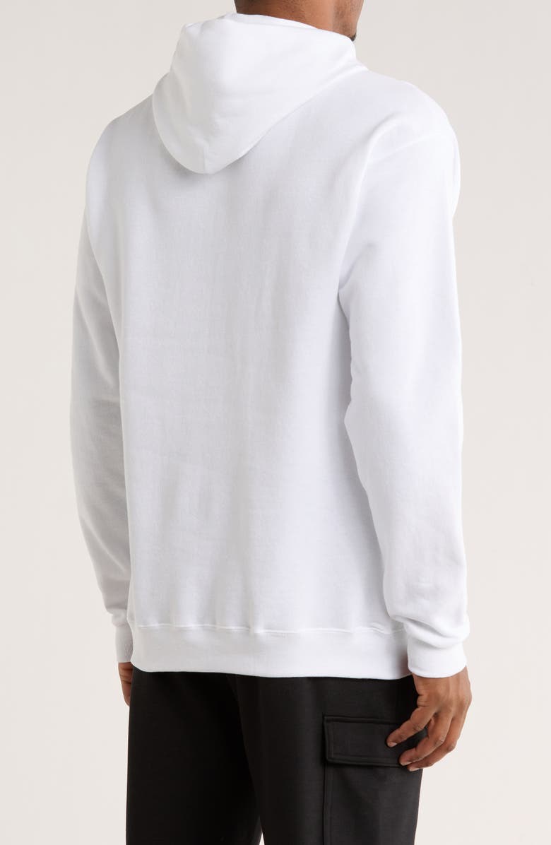 Hanes Ecosmart Fleece Hoodie, Alternate, color, White