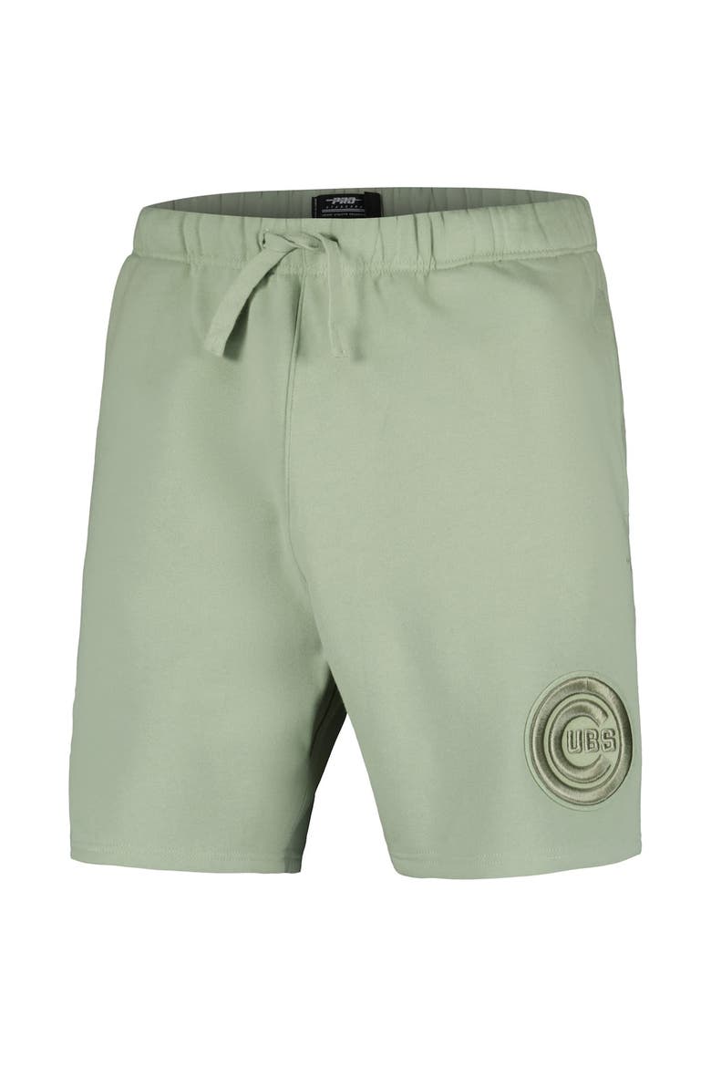 Men's Pro Standard Green Chicago Cubs Neutral Fleece Shorts, Alternate, color, Green