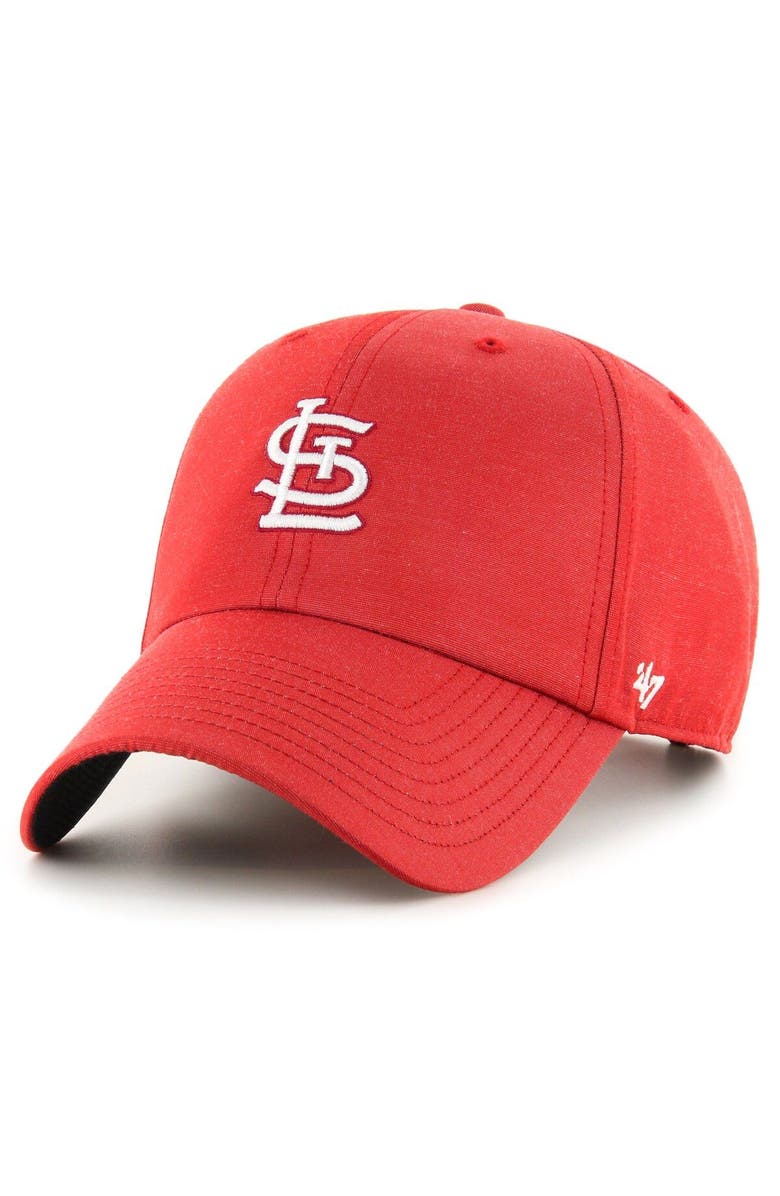'47 Men's '47 Red St. Louis Cardinals Oxford Tech Clean Up Adjustable Hat, Main, color, Red