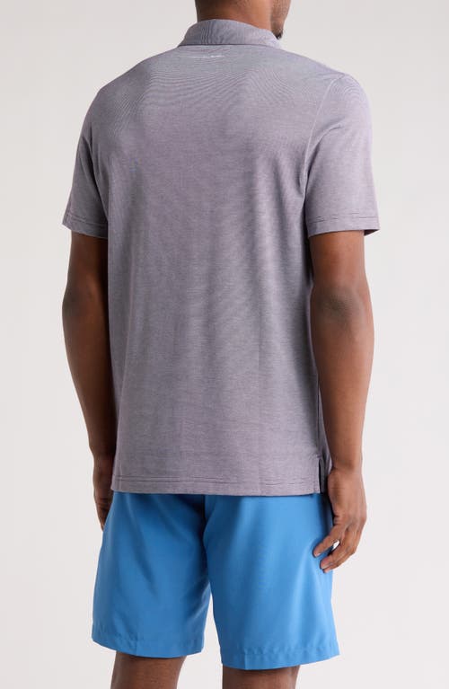 Travismathew Travis Mathew The Zinna Polo Shirt In Purple