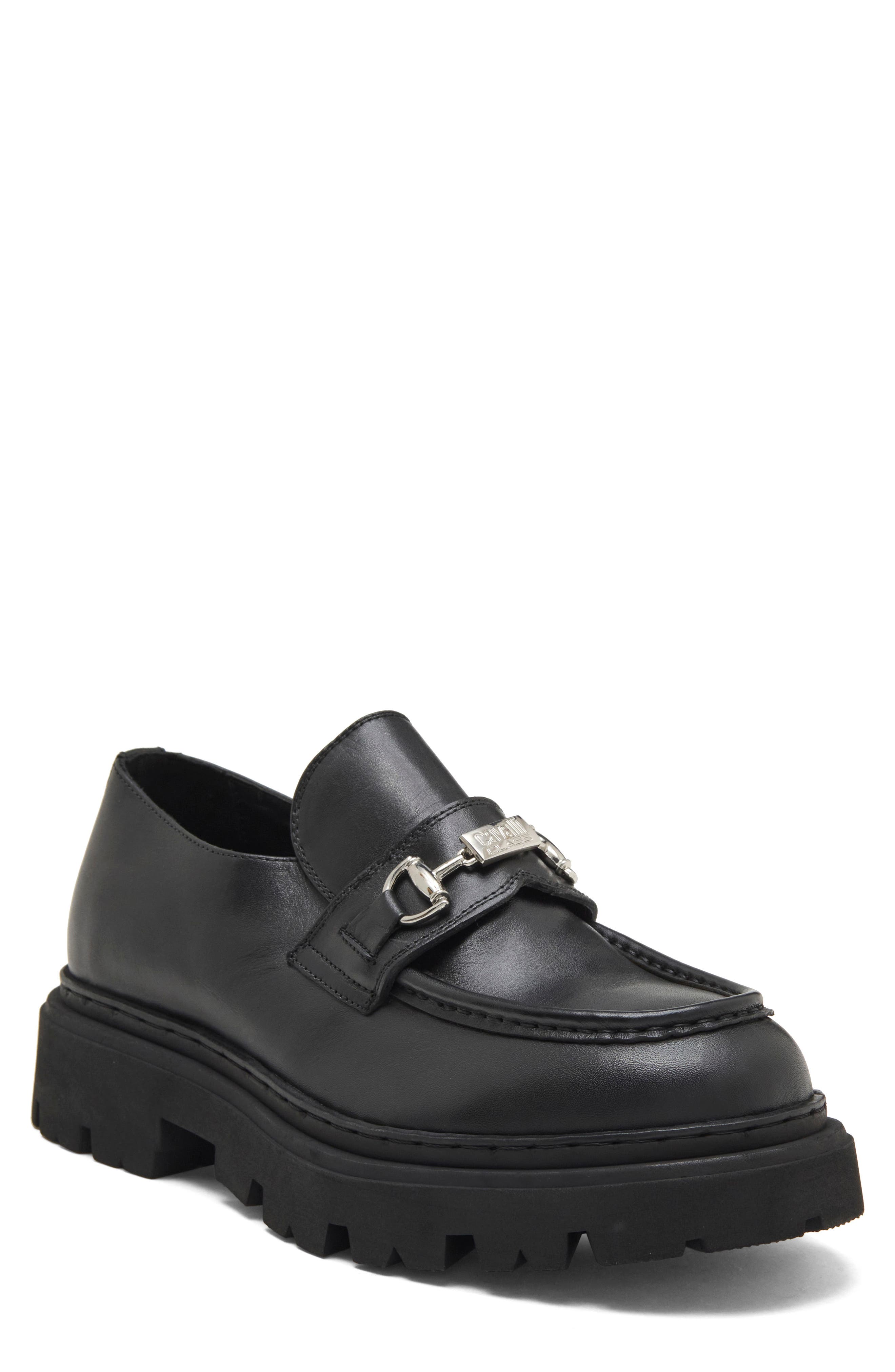Leather Lug Sole Loafer