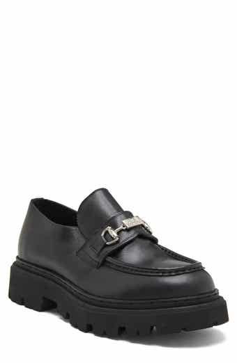 Leather Lug Sole Loafer