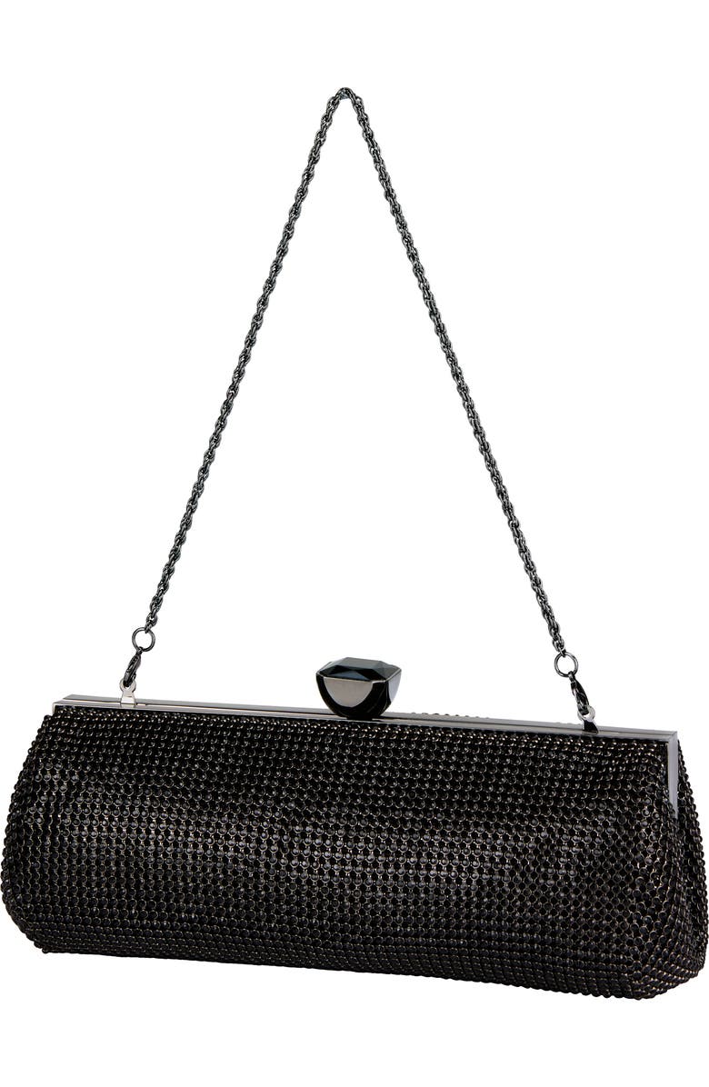 Whiting & Davis Grace Crystal Top, Alternate, color, Black