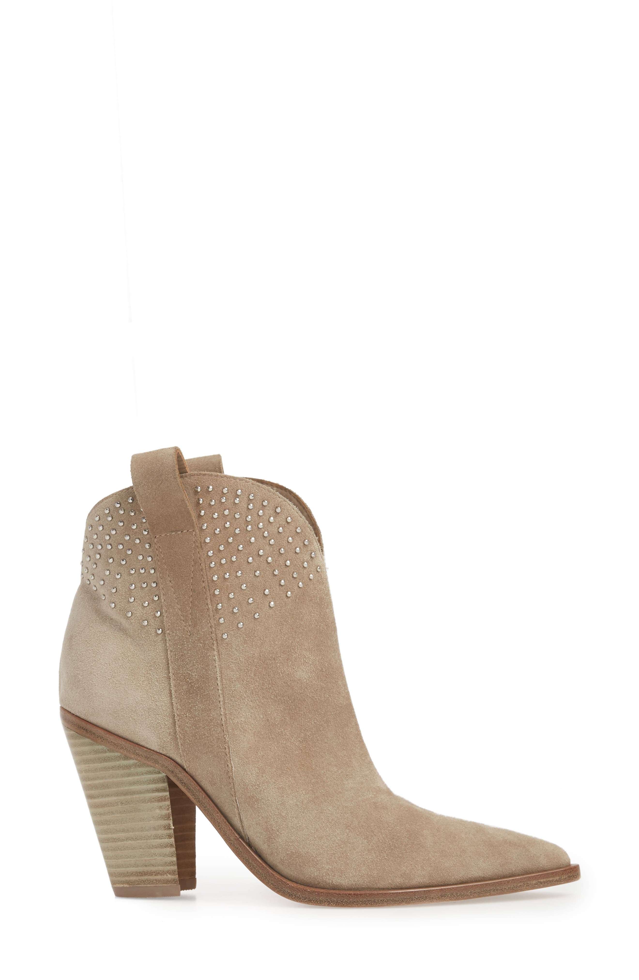 Kalie Stud Bootie, Alternate, color, CLOUD SUEDE