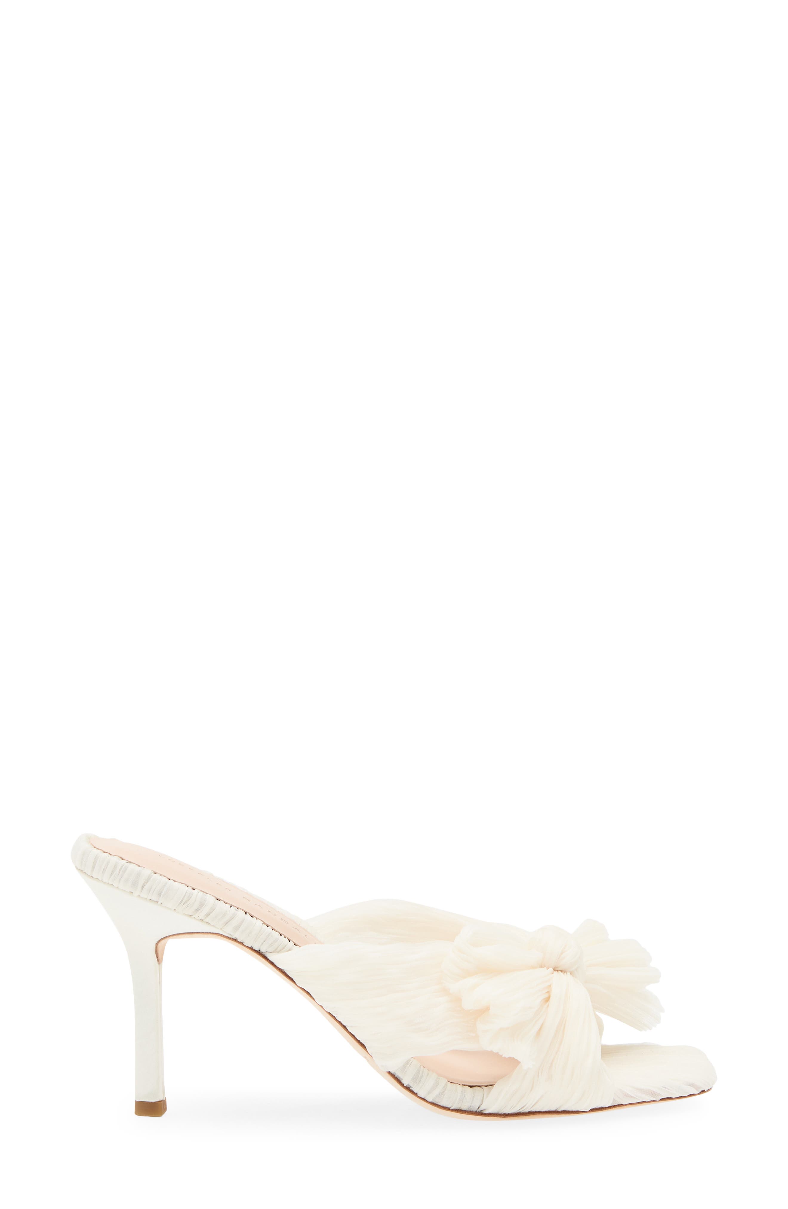 Loeffler Randall Claudia Top Knot Sandal, Alternate, color, Pearl