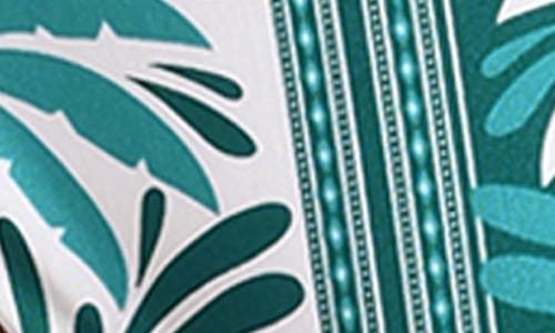 Sunshine 79 Patchwork Palms Bikini Bottoms In Blue